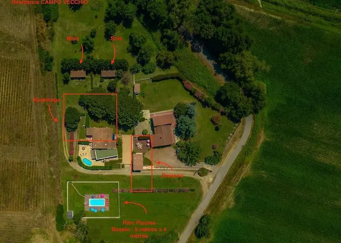 Campo Vecchio Dracena Et Piscine 別荘